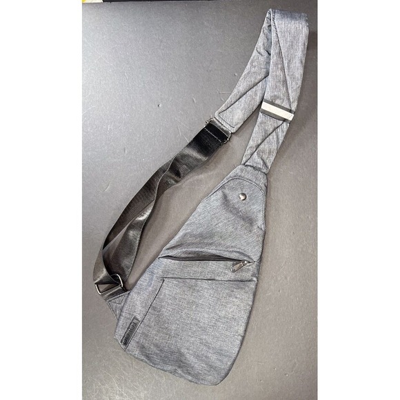 TOLOG Sling Bag Crossbody‎ Shoulder Backpack Casual Daypack Travel Gray - Picture 1 of 11